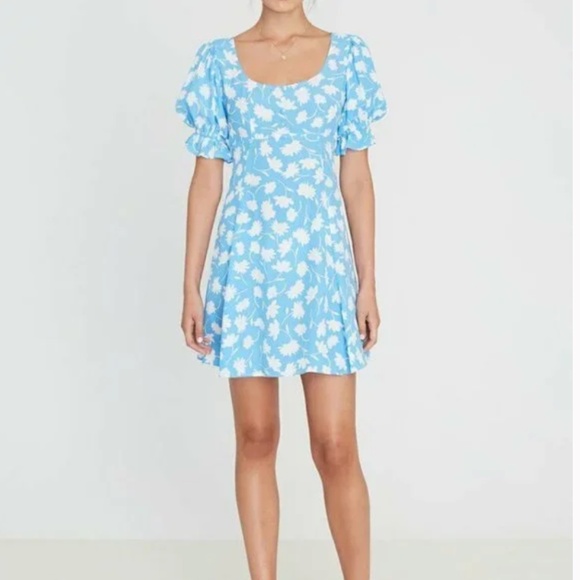 Faithfull The Brand La Barben Mini Dress Floral Print - XS - Picture 4 of 16